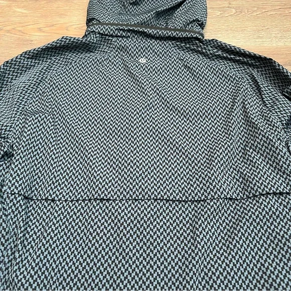 Lululemon Surge Jacket Saint James Tweed Iron Blue Black Size XL Men’s - Picture 5 of 16